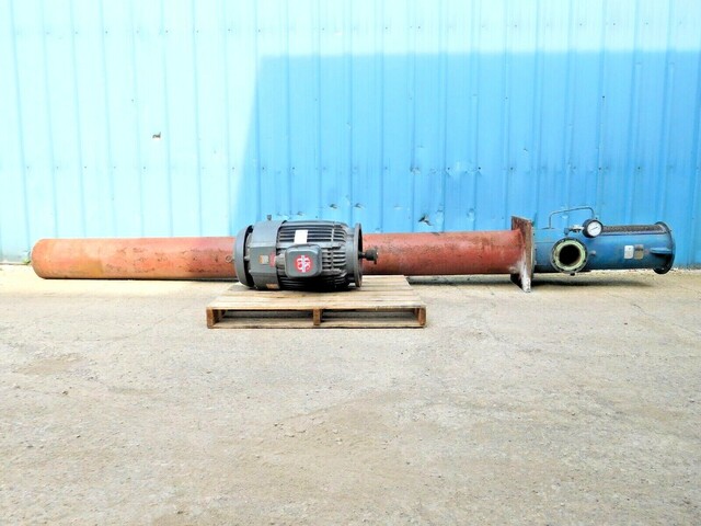 400 GPM @ 450' TDH, Worthington #12L40-7-STG, centrifugal vertical turbine pump, 75 HP motor (3 available)