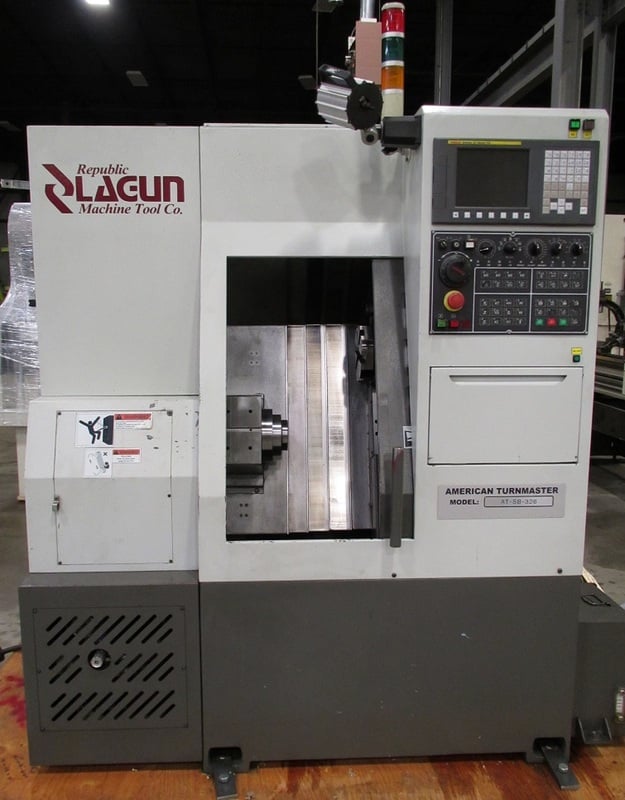 Republic-Lagun #AT-SB-326, 5C Collet, 5 HP, 6000 RPM, 6 pos turret, Fanuc Control, 2013, TK-21126