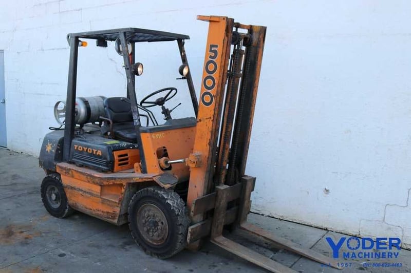 5000 lb. Toyota #42-3FG25, forklift, 40