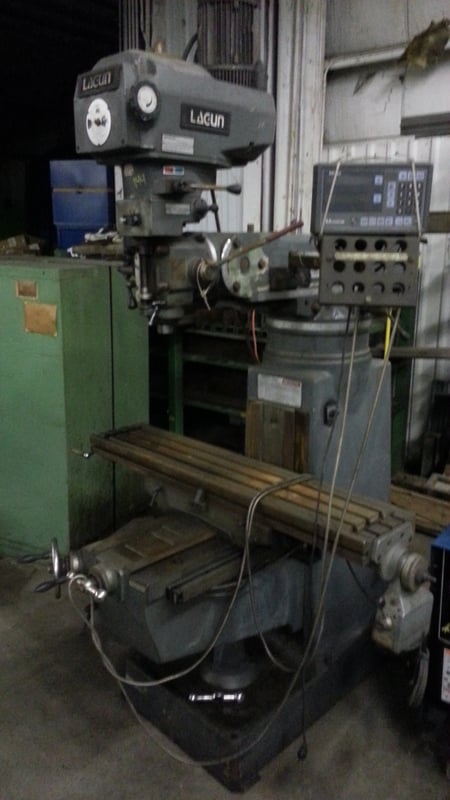 Lagun #FTV-2S, 10" x50" table, 2 HP, 5/8" T-Slot, 16" X, 18" Y, 16" Z, R-8,50-4250 RPM, s/n 28783