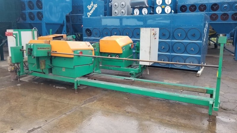 Kent Burrmaster #1-120 tube end deburring machine, 3/8"-2-1/2" diameter tibe, 8"-80" tube length