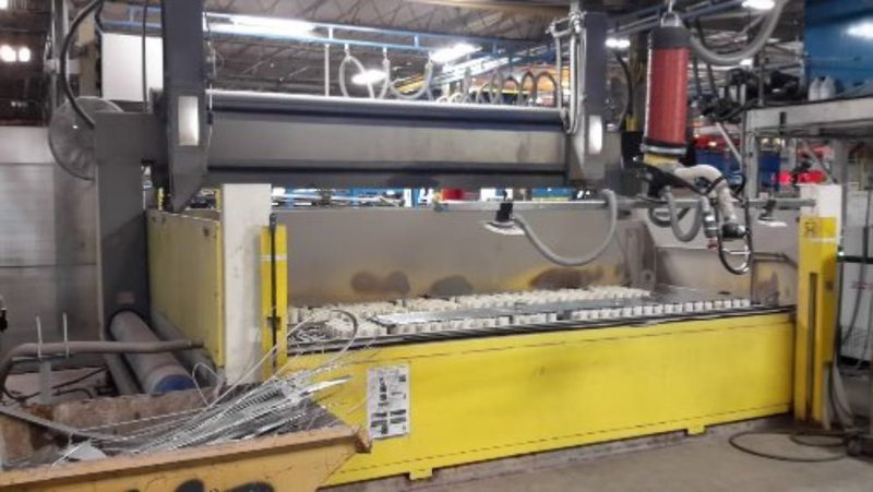 WardJet #Z3043, CNC waterjet cutting system, 10' x14'table, 60000 psi, 100 HP, 2015