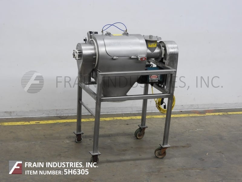 6" Kemutec #K65C, Stainless Steel centrifugal sifter capable of doing from a few kgs to many tons per hour, 3