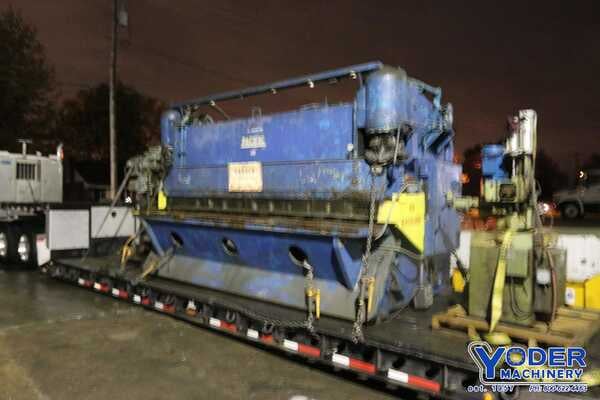 1/2" x 12' Pacific #500S12, hydraulic shear, 36" FOPBG, 10' squaring arm, 9 SPM, #69230