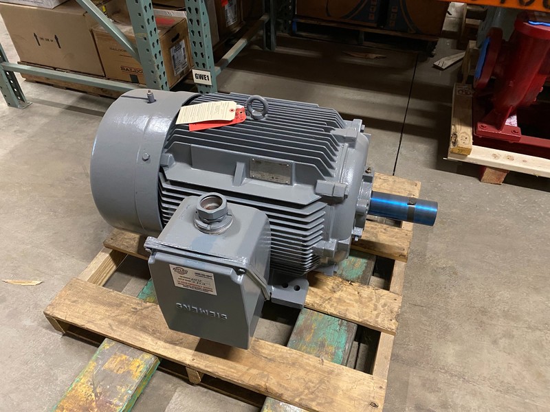100 HP 1800 RPM Siemens, Frame 405T, TEFC, 1la04054es41, electrically ...