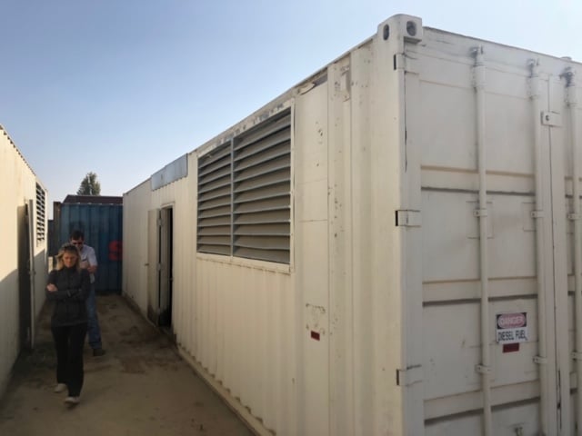 900 KW Detroit, 16V149T engine, in 40' container, 480 Volts