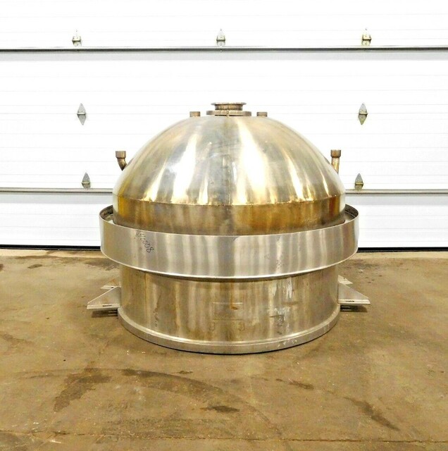 400 gallon J C Pardo & Sons #2325, 304 Stainless Steel kettle, 110 psi @ 338&deg;F MAWP, 54" dia. x 44" deep, 6"