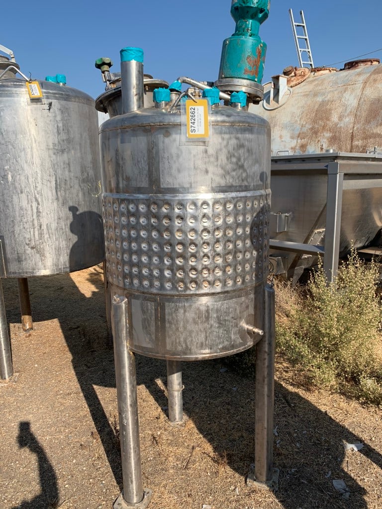85 Gallon Stainless Steel Jacketed Oil/Wax Tank