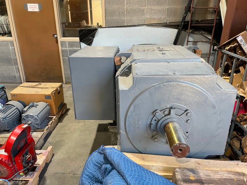 600 HP 850/1100 RPM Reliance, Frame 688ATZ, DPFG, stab shunt, 600VA, 150/300VF