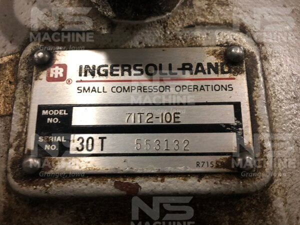 Ingersoll Rand 2545E10-V Two Stage Cast Iron Air Compressor
