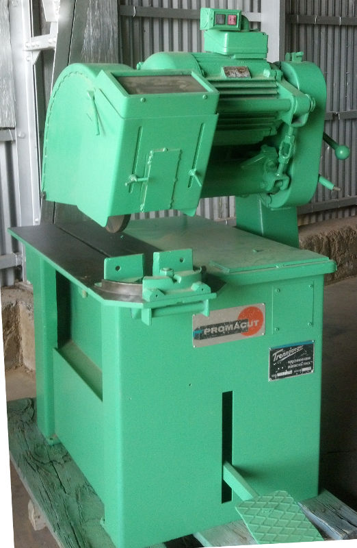 6" x 8" Trennjaeger Promacut #UN1-16/60, 3450 RPM, 10 HP, 24" blade diameter, 3 extra blades