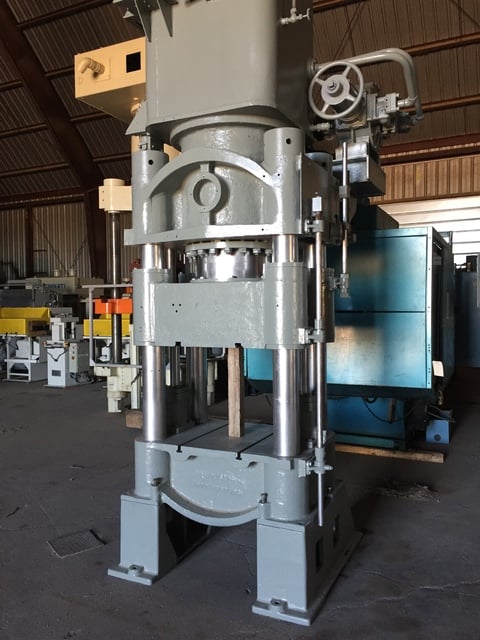 350 Ton, Bliss, Hydraulic Press, 4 Post down-acting