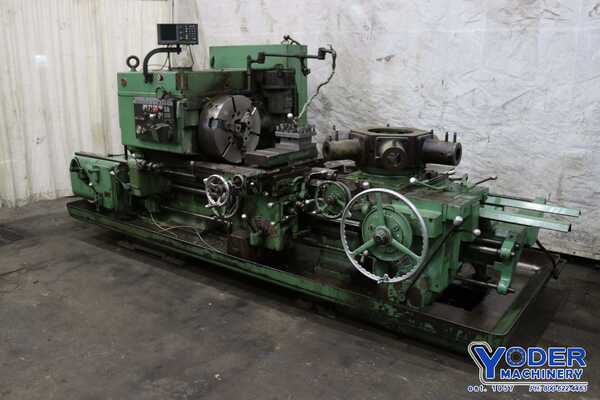 No. 3A Warner & Swasey, M3500 square head, 3-jaw 21" chuck, 40 HP, 3-Axis digital read out, #73068