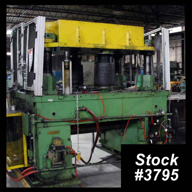 100 Ton, ASC 4-post flying cut off press, 3 stroke, #3795