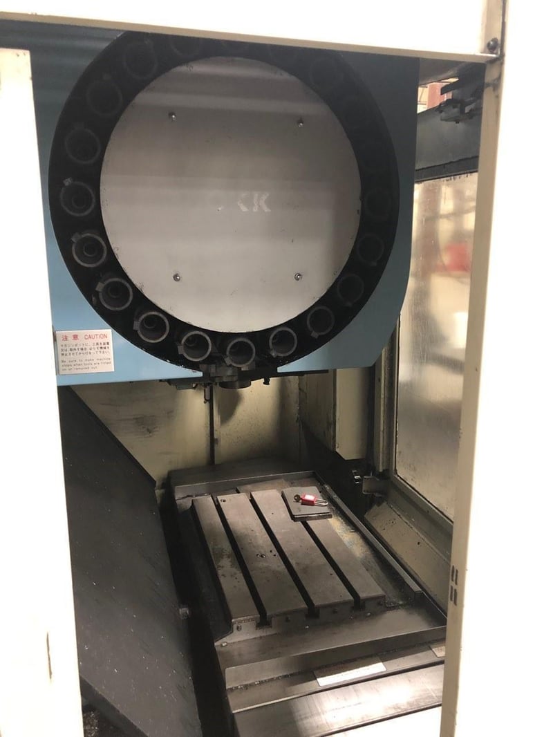 OKK #PCV-40II, CNC vertical machining center, 20 automatic tool