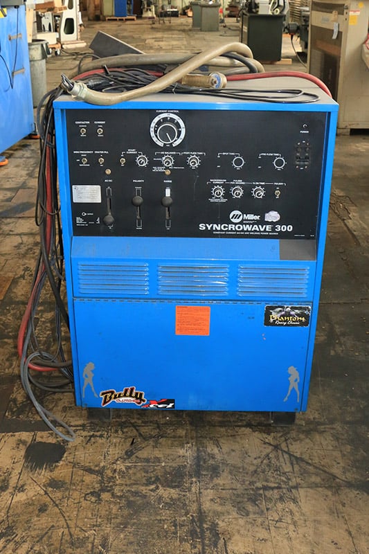300 Amps, Miller #Synchrowave-300, arc welder, tig torch, #155622