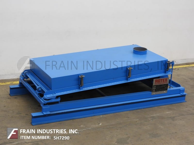 44" x 88" Rotex 21GP, single deck, vibratory sifter, top cover with quick release clamps, (1