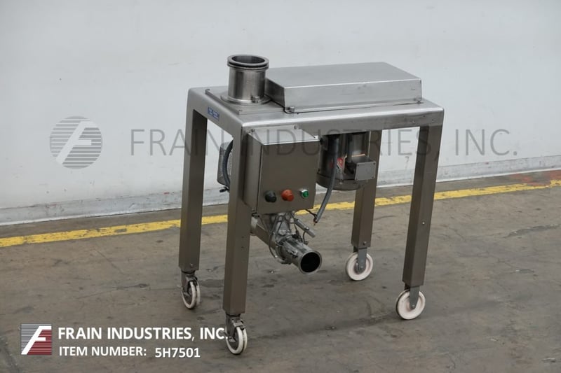 Quadro #194S, 316 Stainless Steel particle size reduction Comil, 1800-4000 lbs of product per hour, 5-3/4"