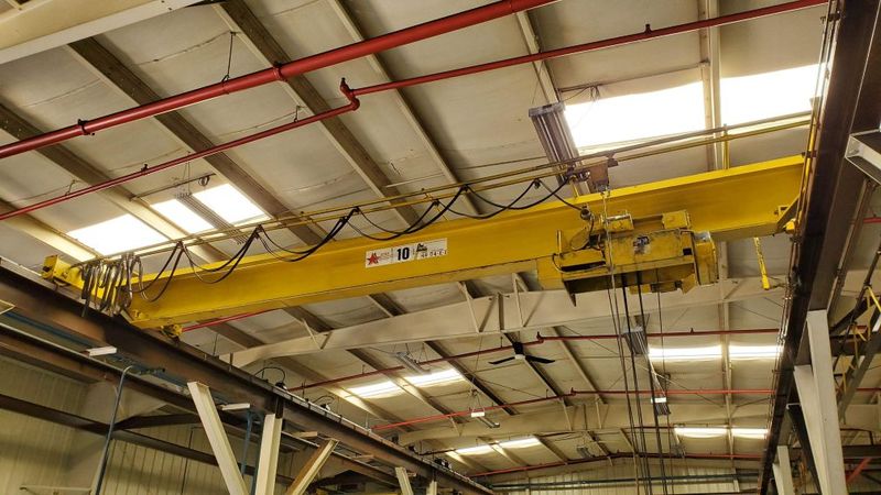 10 Ton, Detroit, 28' 0" Span, 26' lift, pendant, 460 V., rail/runway avail, 1992, #2117