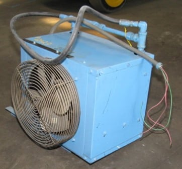 Dunham-Bush #DB-221, air type heat exchanger, 12" dia fan,.25 HP, 1800 RPM, #2423