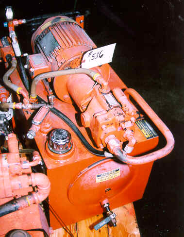 5 HP Parker Pump, 7 GPM, 1000 psi, 20 gallon tank, #536