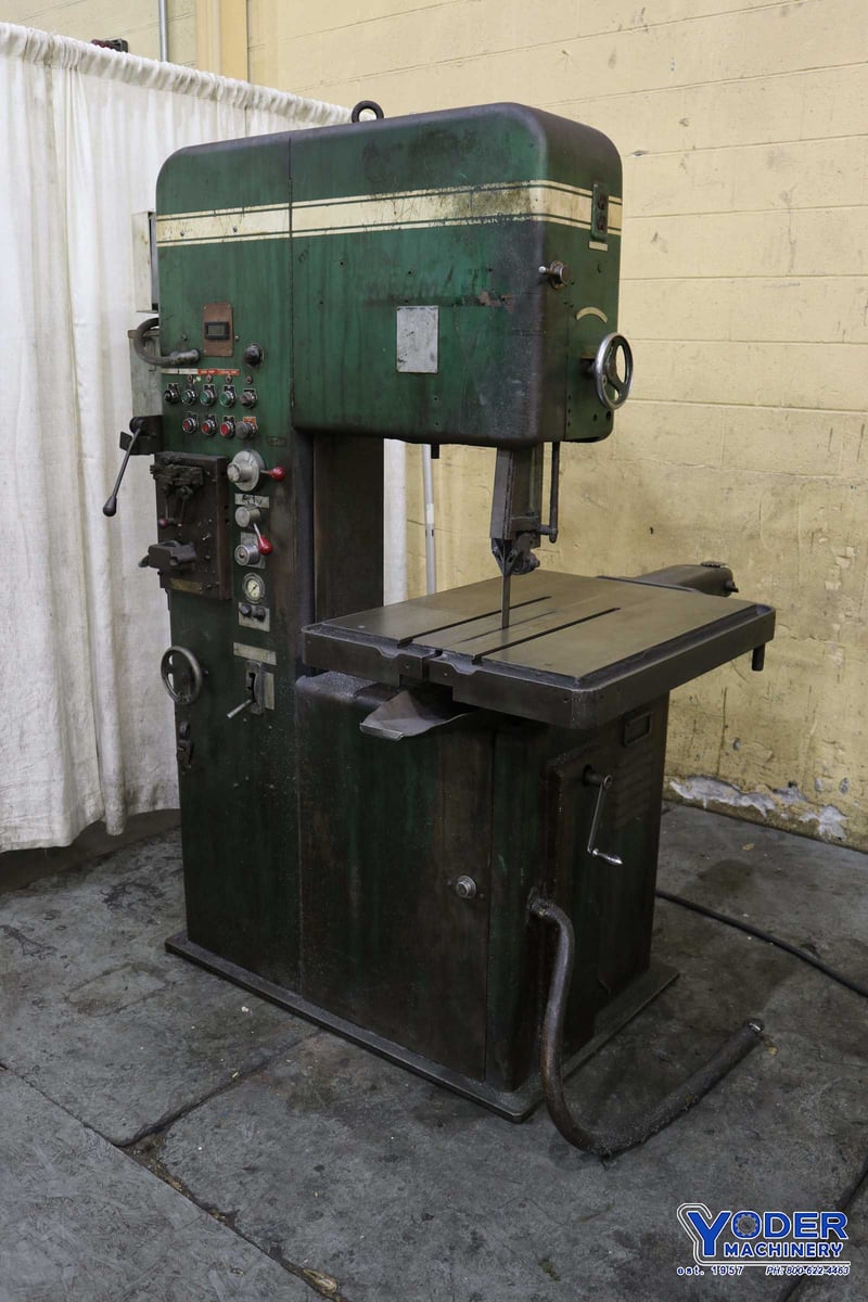20" x 13" Powermatic #2, vertical band saw, 3 HP, 40-5000 RPM, coolant, blade welder, #73435