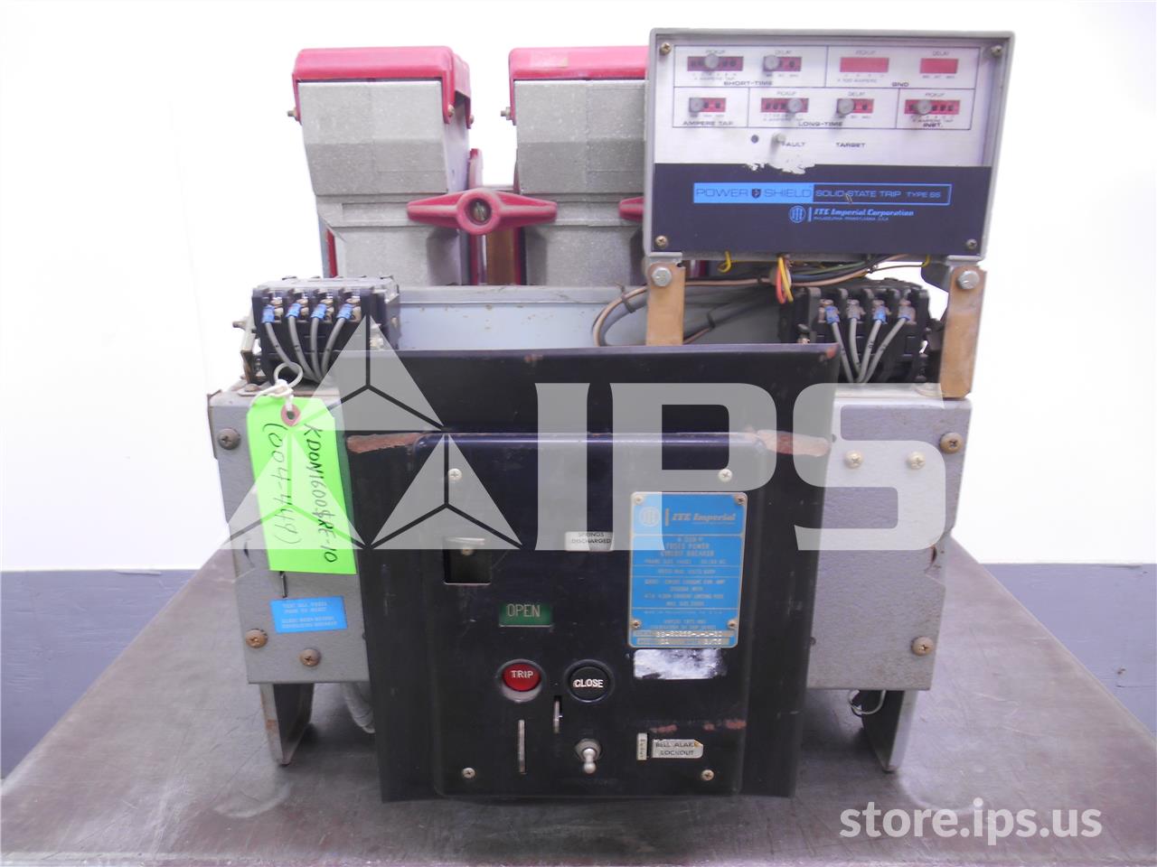 1600 Amps ITE Kdon-1600s Red Eo/do 120 Volts AC Control, Ss5 Lsi, 1600 Amps Ct, 2000 Amps Fuse
