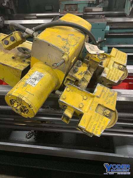 1 Ton, Yale #KEL1-15LG30S1, chain hoist, pendant Control, manual trolley, 2 HP, #69926