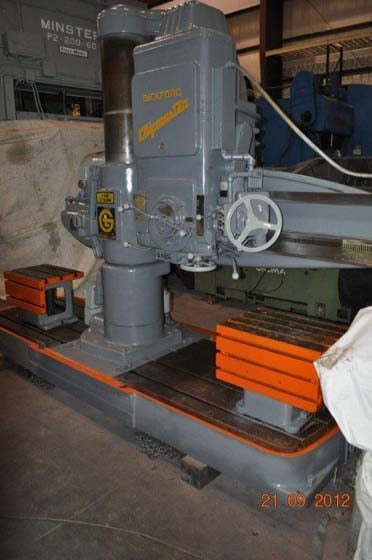 4' -13" Cincinnati Bickford ChipMaster #953-64, radial arm drill,power elv/clamp, 1965