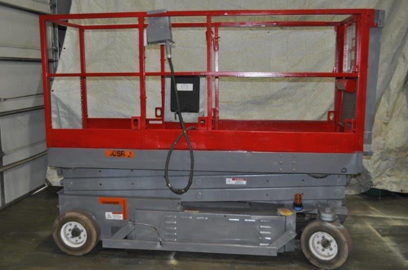750 lb. Mayville 2034HT, scissor lift, 20