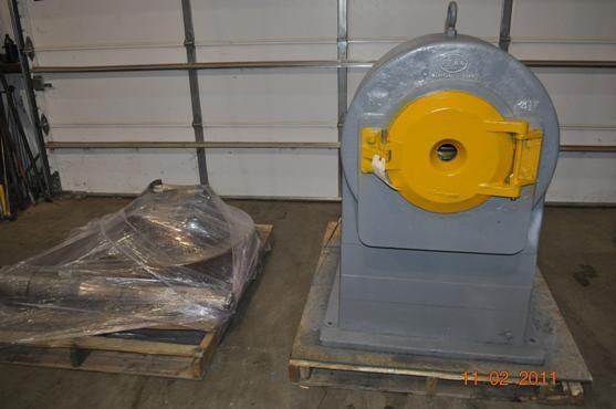 No. 4-1/2F Fenn, 4-1/2"rotary swager, 2 die, 2-1/4"tuning capacity, 15" die pocket, 10 HP