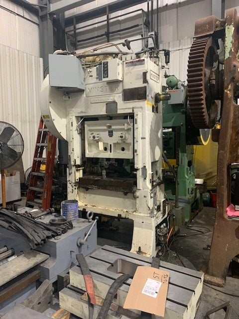 60 Ton, Minster #P2-60-36 Piecemaker, s/n 21758, 2" stroke, 0-400 SPM, 14.5" Shut Height, reconditioned, #1252