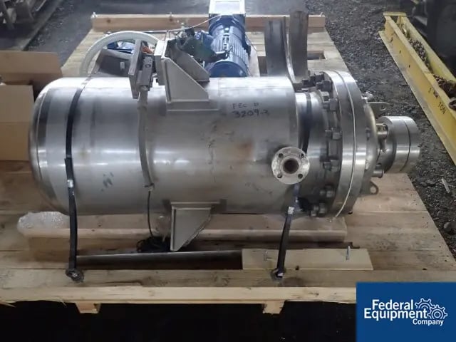 50 gallon Walker, Reactor, 316L Stainless Steel, 50/150 psi, 18" diameter x 42" straight side, removal dish