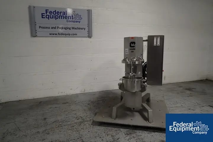 Collette #Gral-25, High Shear Mixer, Stainless Steel, 25 liter capacity, non jacketed mixing bowl, control