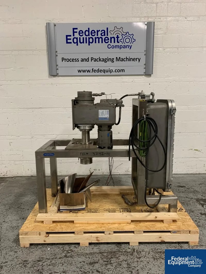 Quadro Comil #197AS, Stainless Steel, with beater, 2 hp, 230/460 volt xp variable speed motor on stand