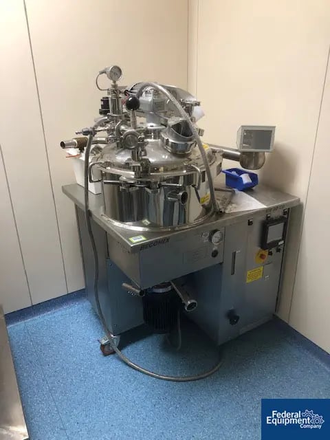 15.8 gallon Becomix #RW30, Stainless Steel planetary mixer, 60 liter total capacity, 30 liter working