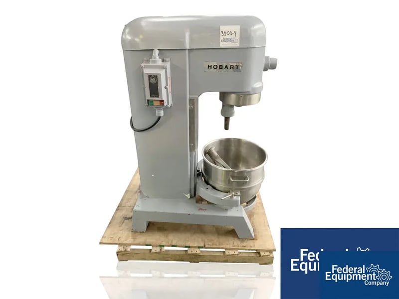 15 gallon Hobart #H600, planetary mixer, Stainless Steel bowl & beater, 60 quart, 1 HP, 460 V, S/N