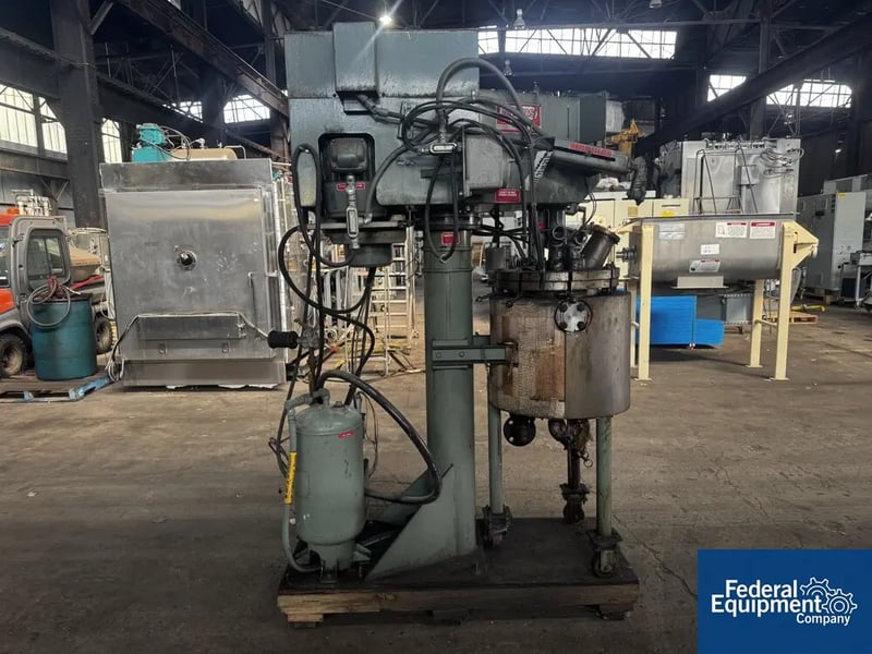 7.5 HP Myers #00V550A-5-7.5, dual shaft vacuum mixer, #16711