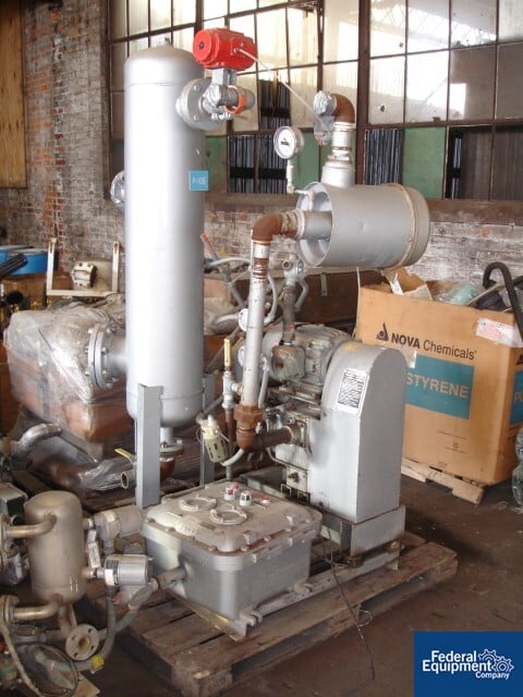 310 CFM, Busch Huckepack vacuum system, oil seal/dry, 20 HP, #23568
