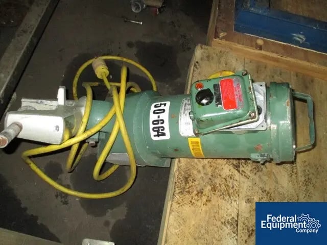 .75 HP Lightnin #XJ75, clamp on agitator, 3/4 HP DC motor, #30689