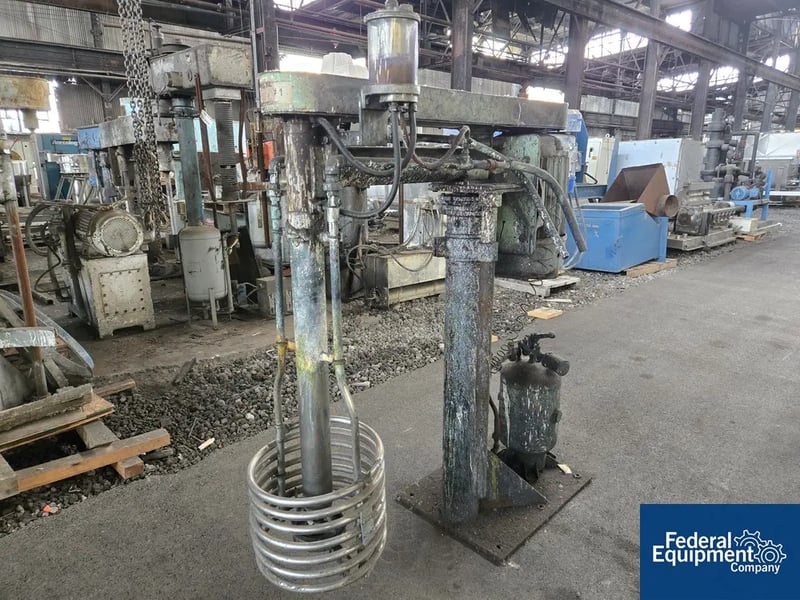Kady mill, Stainless Steel rotor stator design, Stainless Steel cooling coil, lubrication system, 30 HP