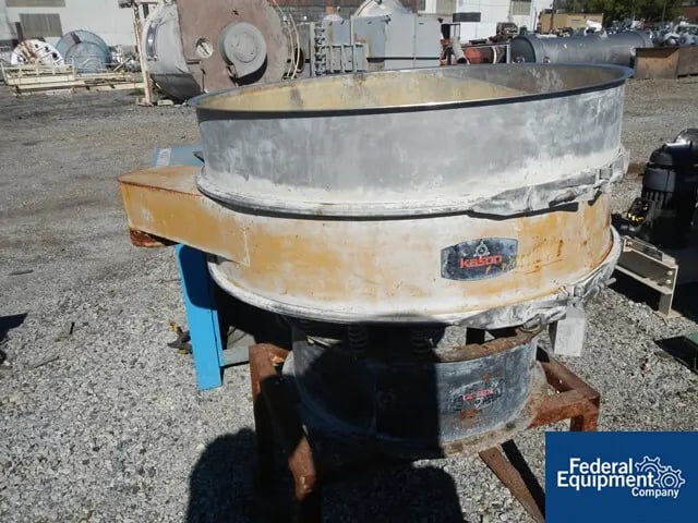 40" Kason, circular screen, Stainless & Carbon Steel, 1 deck, .5 HP, 230/460 V. motor-on-base, serial