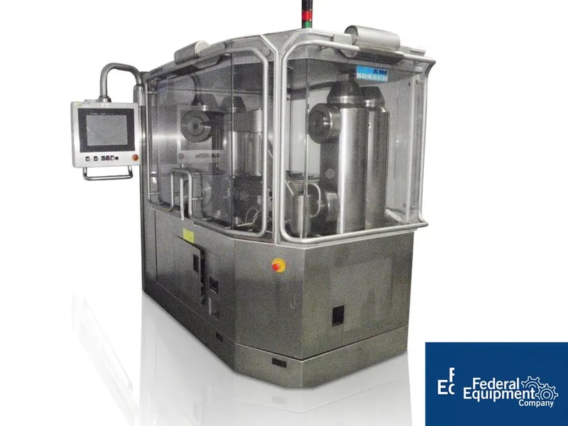 10 Ton, Korsch #XL-800, 100 Kn main, 100 Kn pre, 71 station, B-tld, dual sided, 16mm max diameter, 18mm
