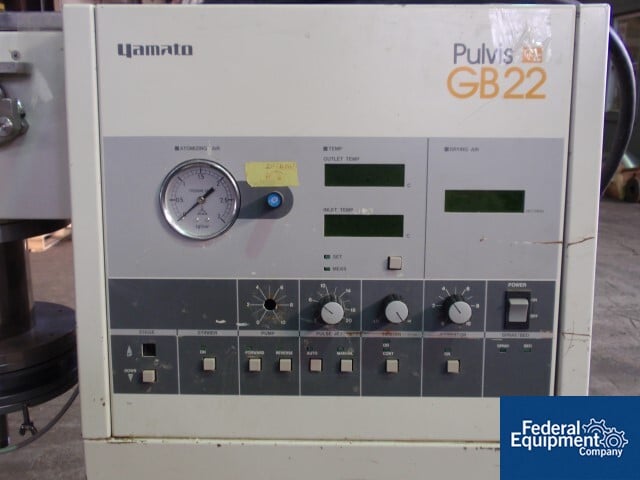 Yamato Pulvis #GB22, Spray Dryer, to 300g capacity, 40°-200°C temp ...