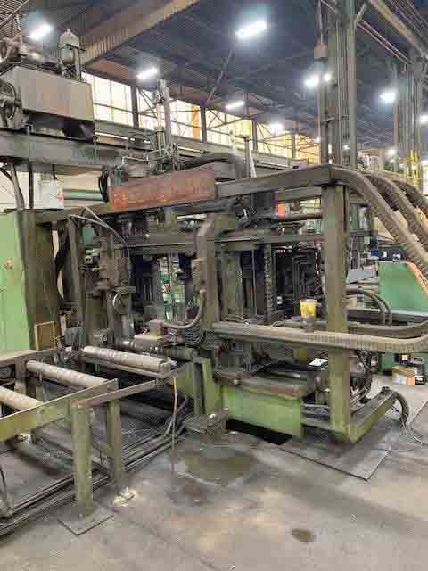 Peddinghaus #TDK-1000/3CHD, 1 spindle beam drilling system, 63" beam length, 4-Axis control, servo drive