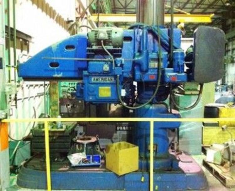 5' -17" American Tool Works #Hole-Wizard, radial drills, 1600 RPM, 5MT, 25 HP, 220/440 V.