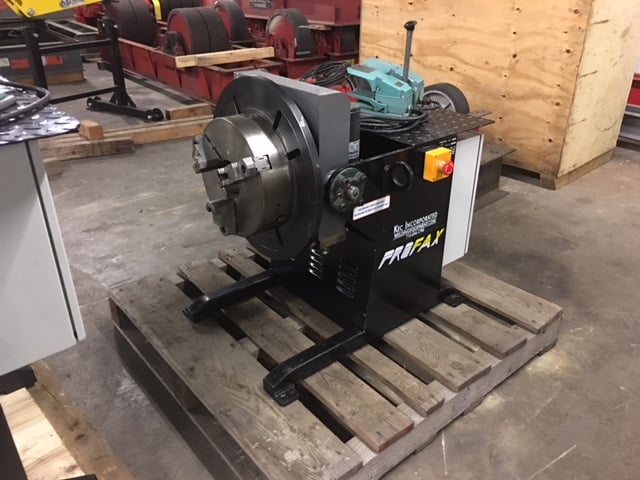 500 lb. Profax #WP-500, medium duty welding positioner, 19-5/8" round table, new, 2017