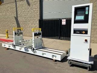 13000 lb. CEMB #Z4500, horizontal, hard bearing, 74" swing, 112" C-C, belt drive, PC based inst