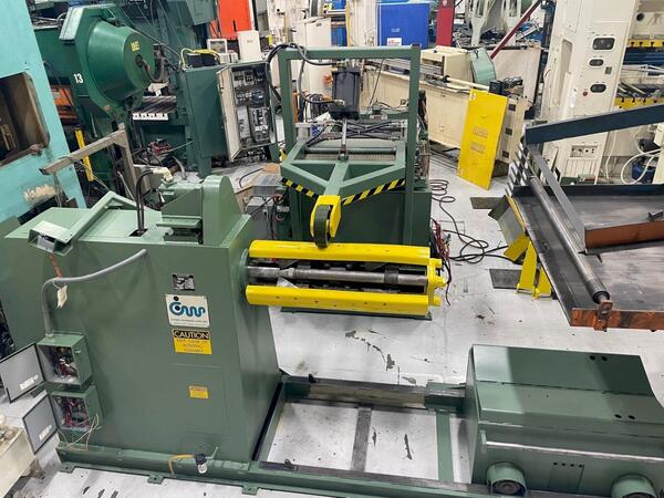 20000 lb. CHS/ CWP #DRF4 / PS3.5x7 / 6R-36, Servo coil feed line, 36" width, 2008