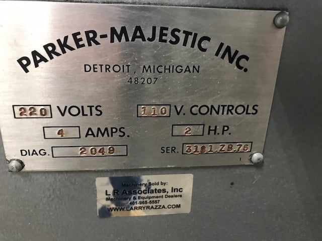 6" x 18" Parker #2Z, surface grinder, PMC, 7" x 5/8" x 1-1/4" wheel, power elevation